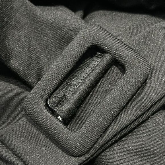 Originality | Women’s Black Belted Fit and Flare Mini Skirt - Picture 3 of 13